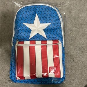Captain America full leather backpack brand new